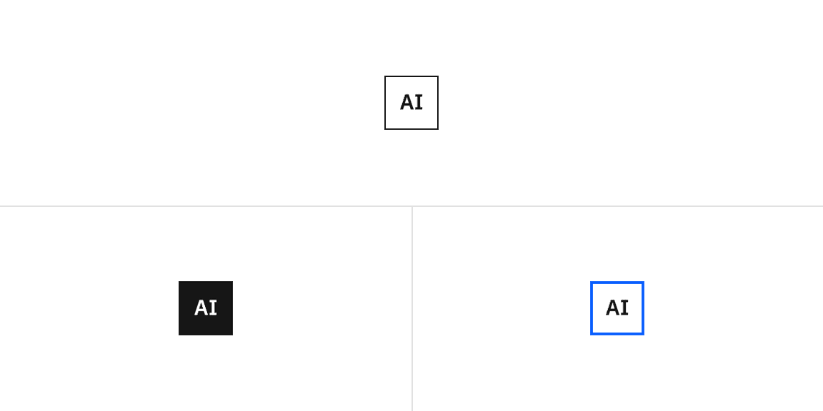 Examples of default AI label states