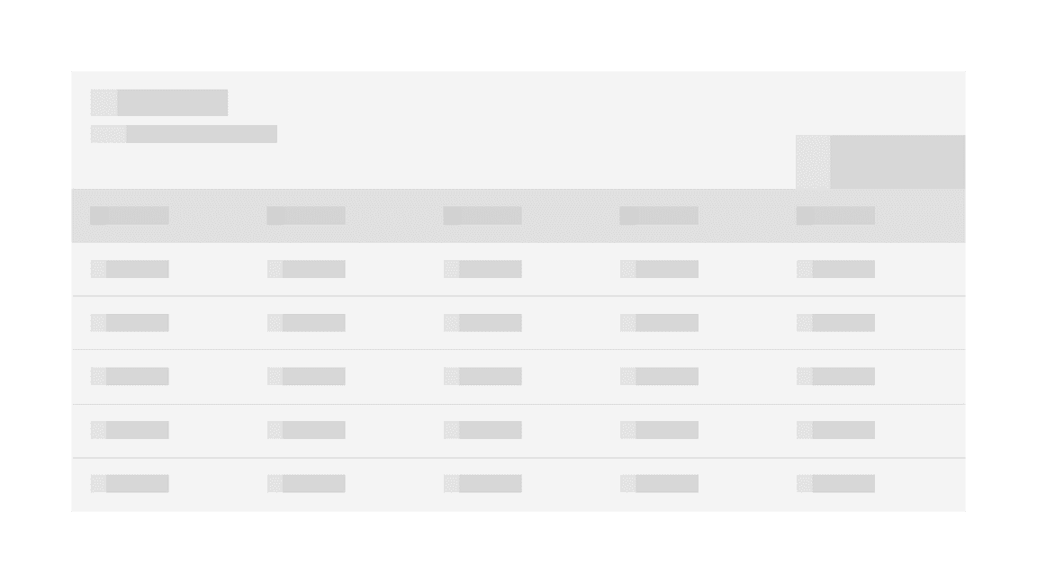 data table in expanded and collapsed state